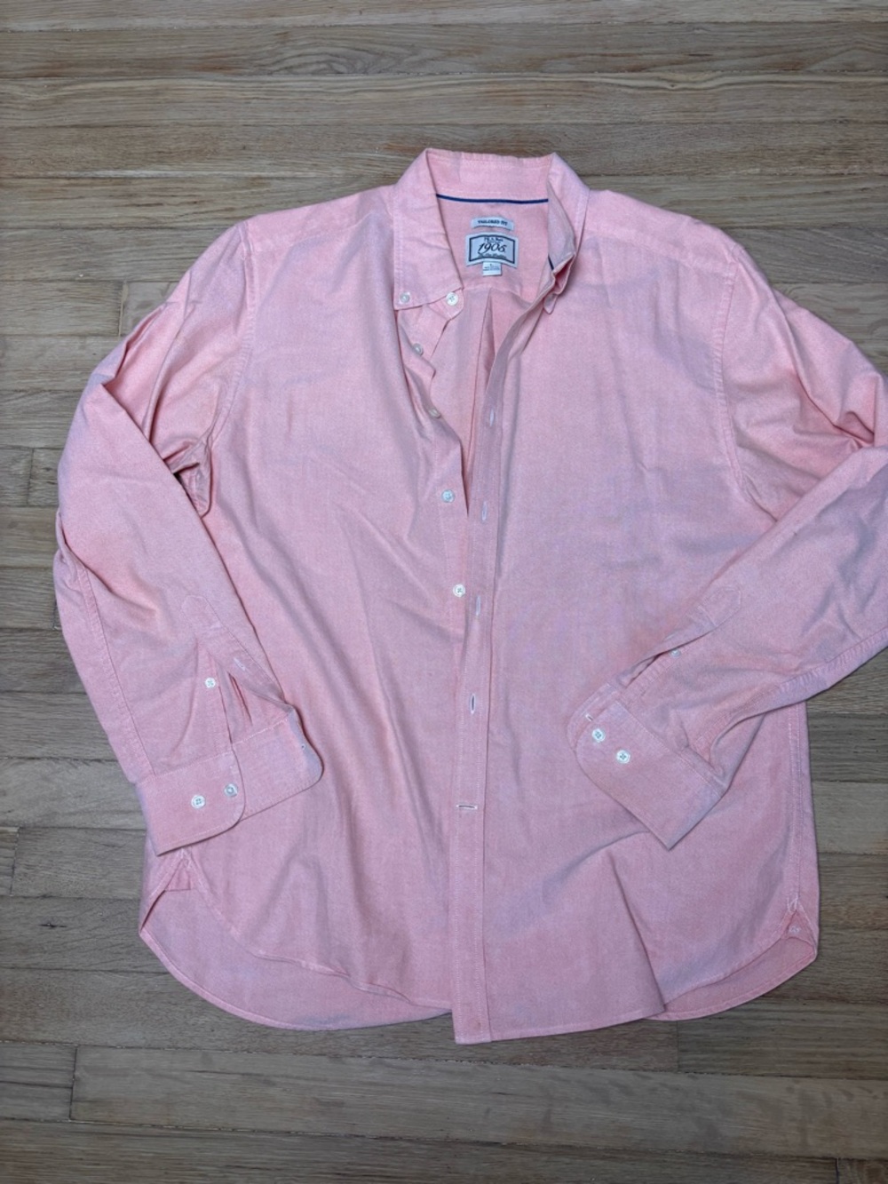 Jos. A. Bank Light Pink Long-Sleeve Button-Down Shirt